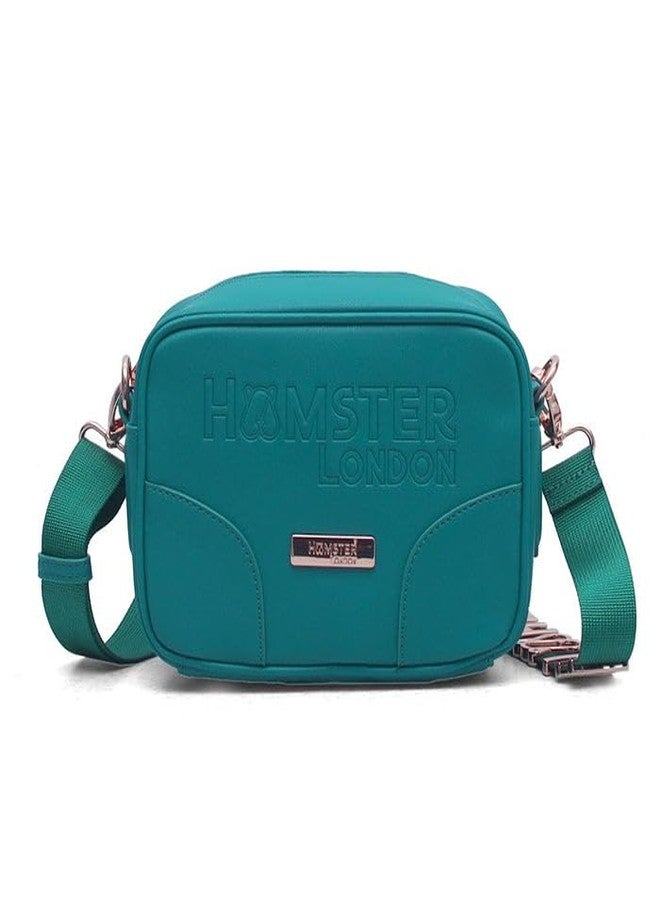 HAMSTER London Melissa Nova Women's Cross Body Sling Bag - Stylish, Lightweight & Versatile Purse for Girls (Blue) - Image 1